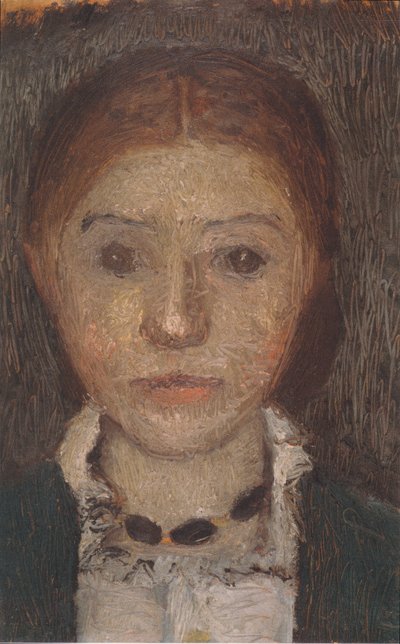 Self-Portrait with Necklace by Paula Modersohn Becker